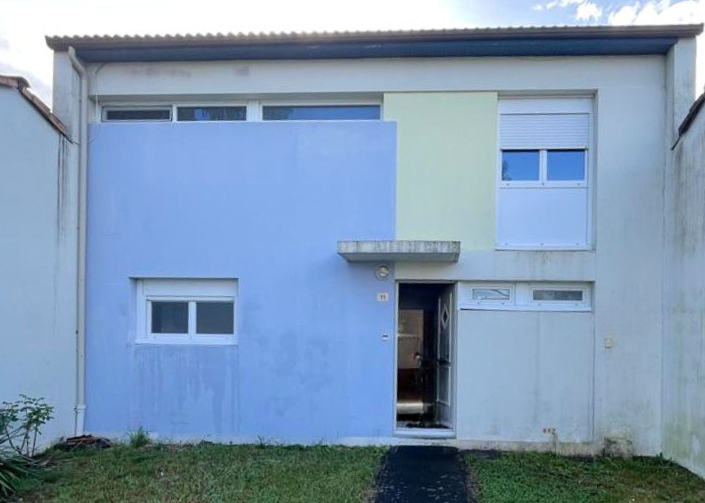 photo avant du chantier à parentis-en-born