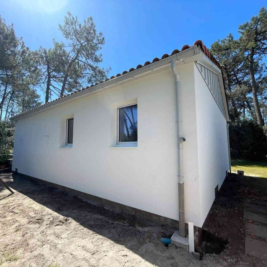 Isolation extérieure à Ondres