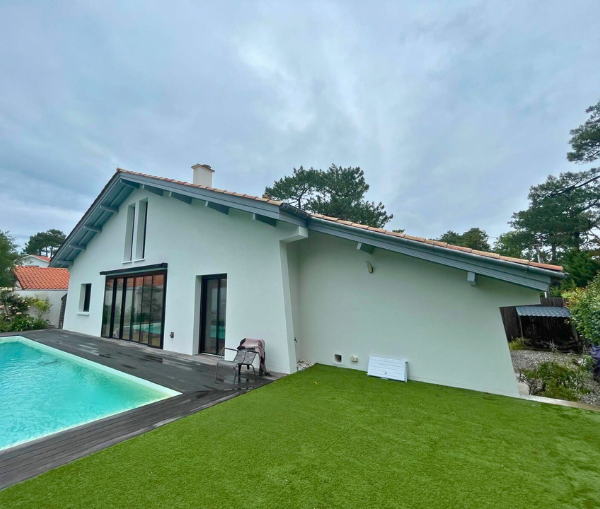 Rénovation de façade à Labouheyre